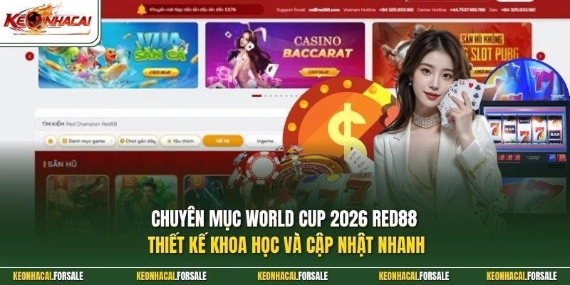 Chuyên mục World Cup 2026 RED88 thiết kế khoa học và cập nhật nhanh