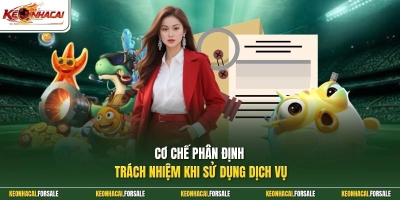 Cơ chế phân định trách nhiệm khi sử dụng dịch vụ
